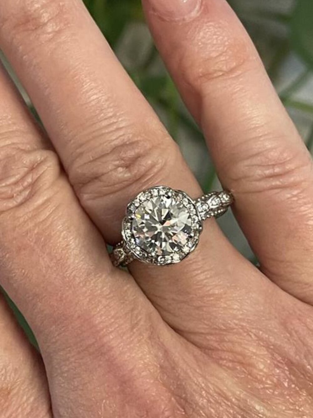 5 carat Womens Moissanite Ring S925 Sterling Silver